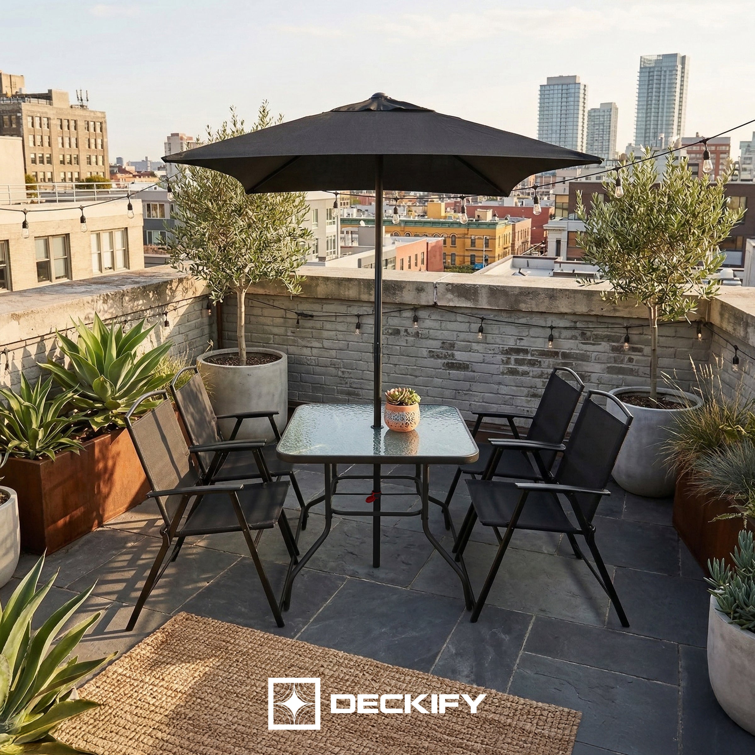 Black — Detail — Deckify patio set